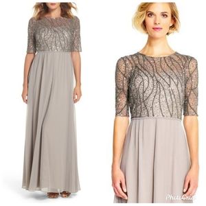 Adrianna Papell beaded gown